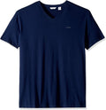 Calvin Klein Camiseta de Manga Corta de algodón con Cuello en V para Hombre