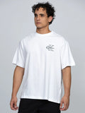 Camiseta blanca con gráfico de monograma Calvin Klein