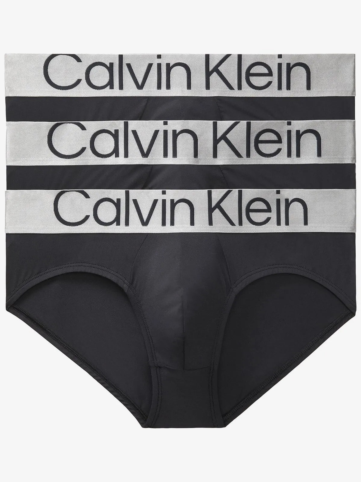 Calzoncillos Negros 3 Pack Hip Brief para hombre